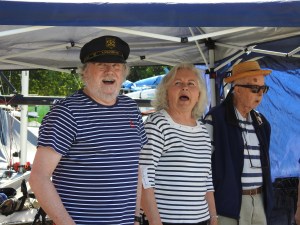 singing at Granville Island